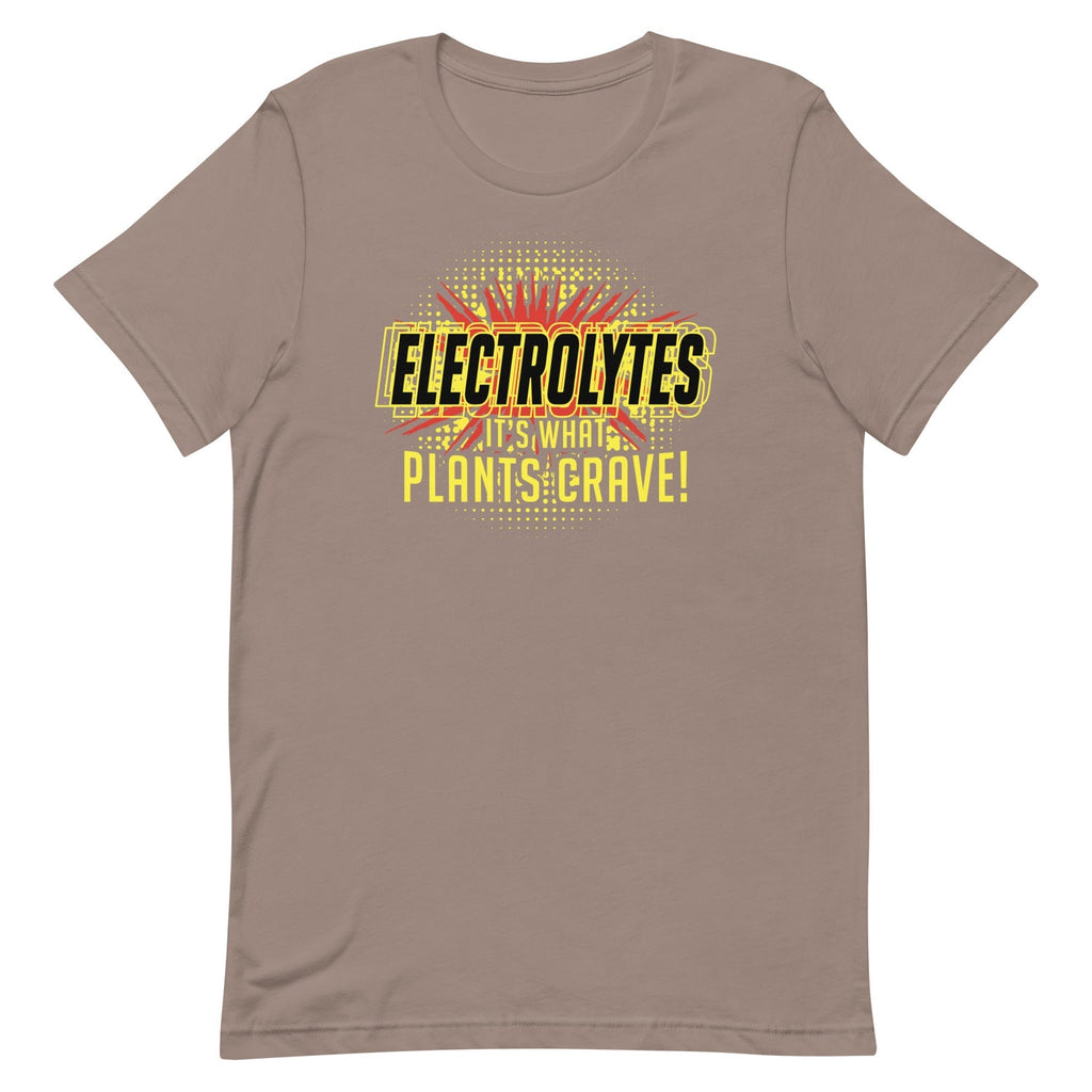 Electrolytes, It's What Plants Crave! Men's Signature Tee Hoodie, Sweatshirt | CoreVibeTees.com (Image 4)