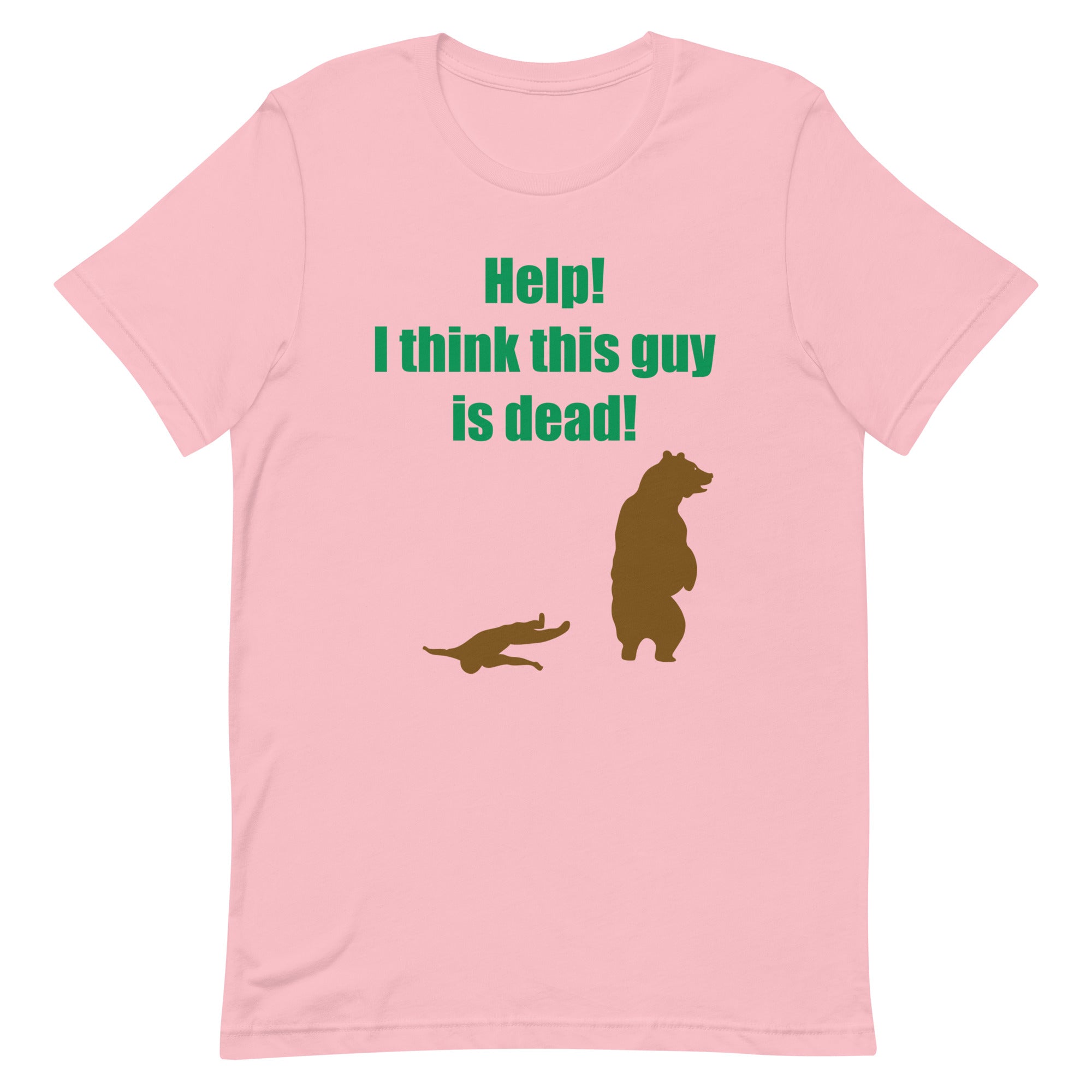 Help! I Think This Guy Is Dead! Men's Signature Tee Hoodie, Sweatshirt | CoreVibeTees.com (Image 3)