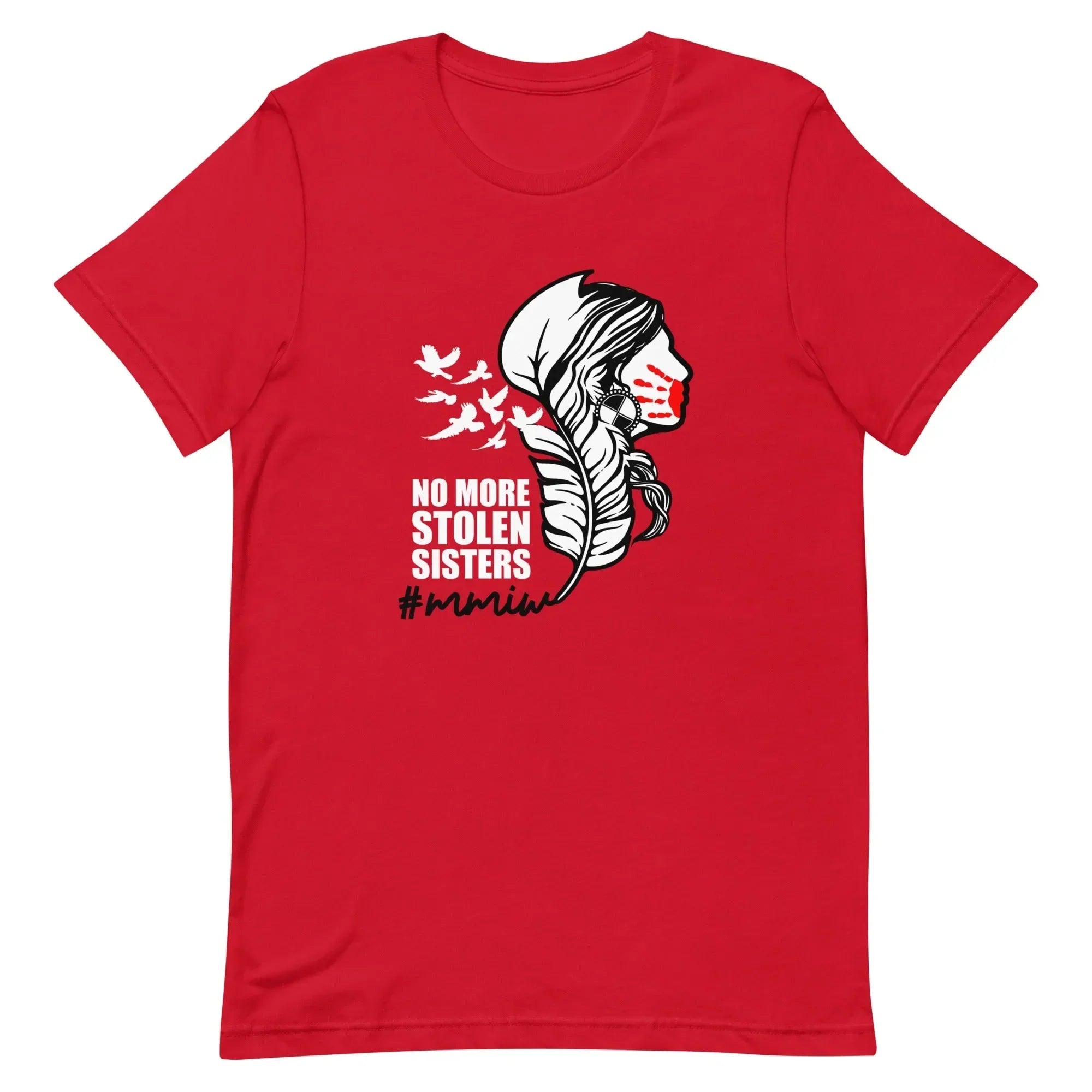 MMIW No More Stolen Sisters Feather T-shirt Hoodie, Sweatshirt | CoreVibeTees.com (Image 1)