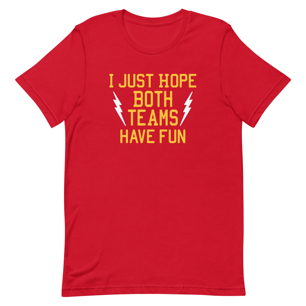 I Just Hope Both Teams Have Fun Men's Signature Tee Hoodie, Sweatshirt | CoreVibeTees.com (Image 4)