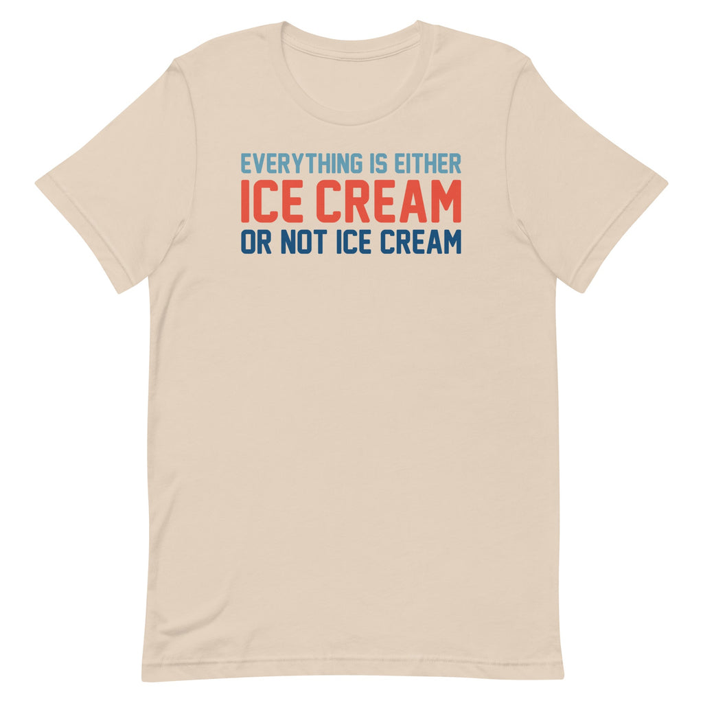 Everything Is Ice Cream Or Not Ice Cream Men's Signature Tee Hoodie, Sweatshirt | CoreVibeTees.com (Image 4)