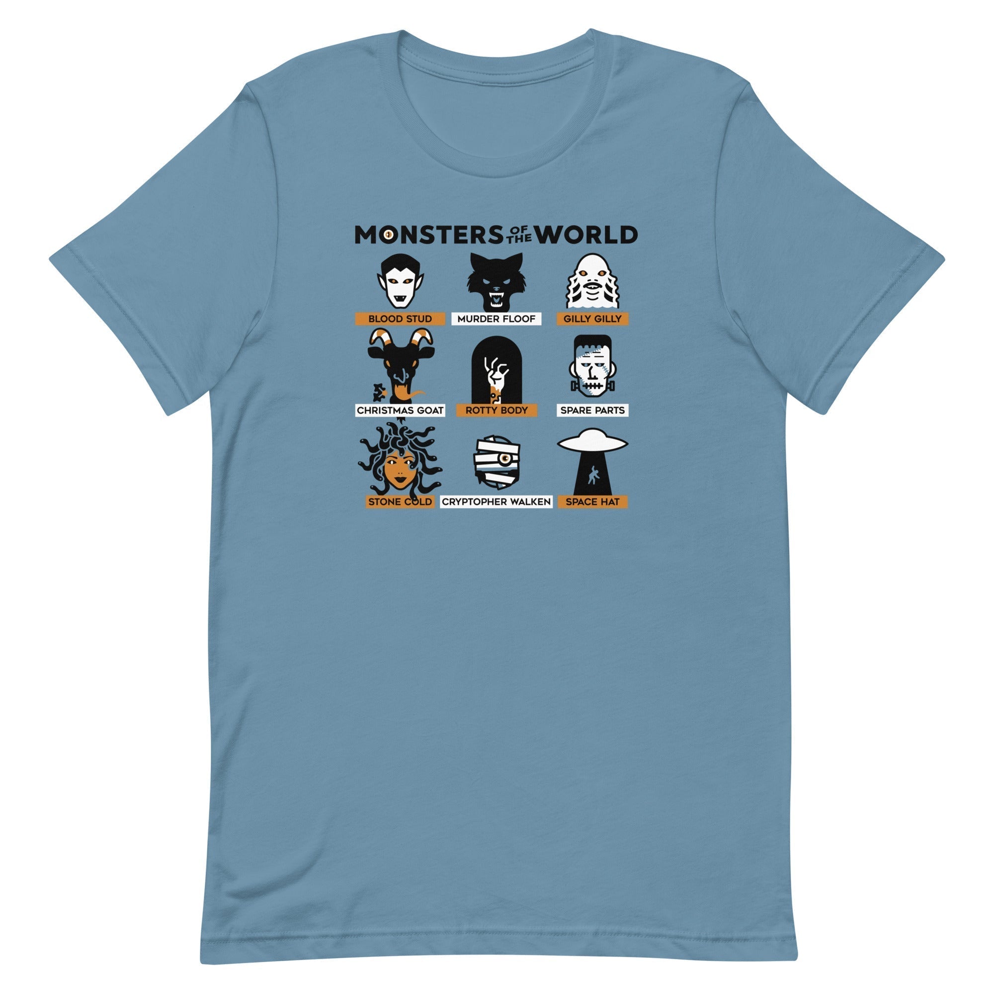 Monsters Of The World Men's Signature Tee Hoodie, Sweatshirt | CoreVibeTees.com (Image 2)