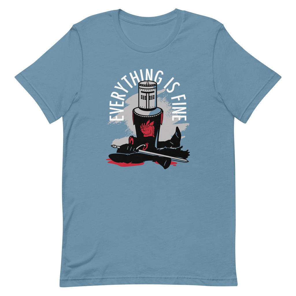 Everything Is Fine Men's Signature Tee Hoodie, Sweatshirt | CoreVibeTees.com (Image 4)