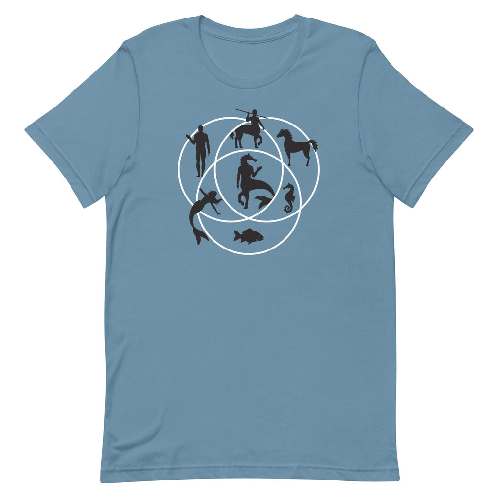 Human Horse Fish Venn Diagram Men's Signature Tee Hoodie, Sweatshirt | CoreVibeTees.com (Image 2)