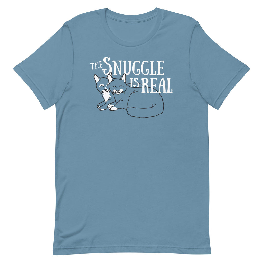 The Snuggle Is Real Men's Signature Tee Hoodie, Sweatshirt | CoreVibeTees.com (Image 2)