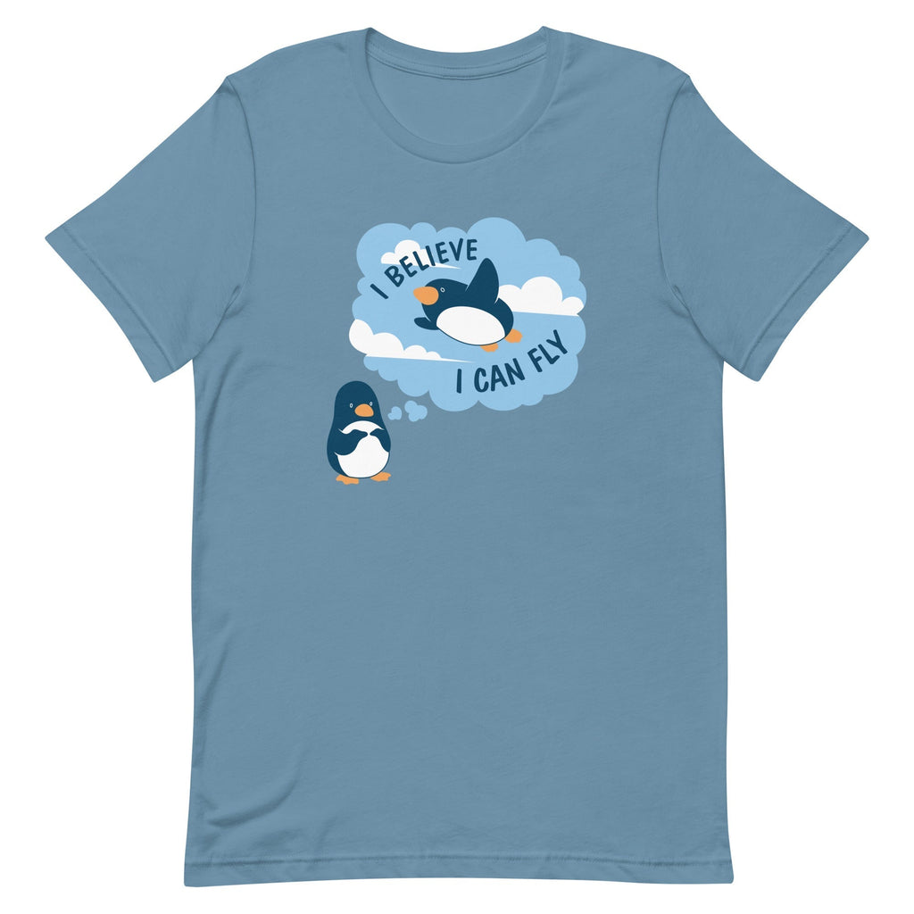 I Believe I Can Fly Men's Signature Tee Hoodie, Sweatshirt | CoreVibeTees.com (Image 3)
