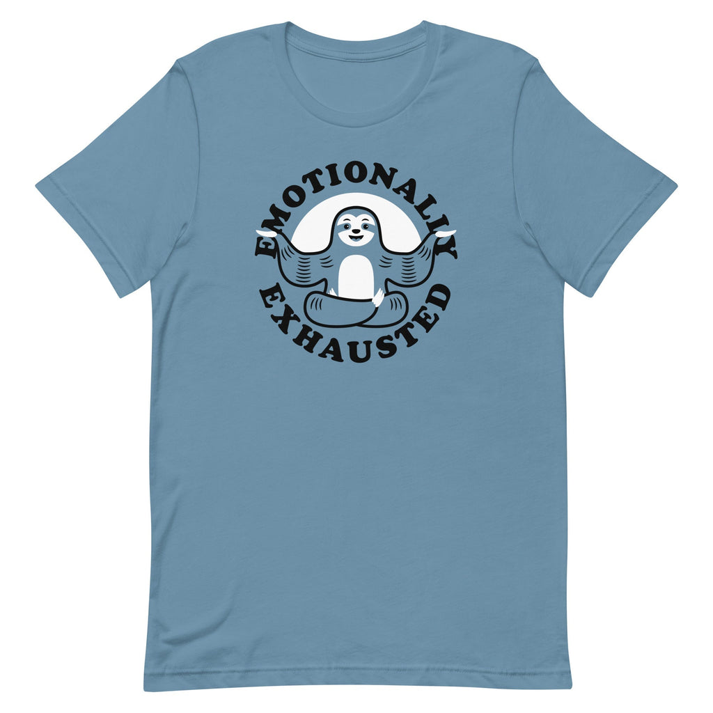 Emotionally Exhausted Men's Signature Tee Hoodie, Sweatshirt | CoreVibeTees.com (Image 4)