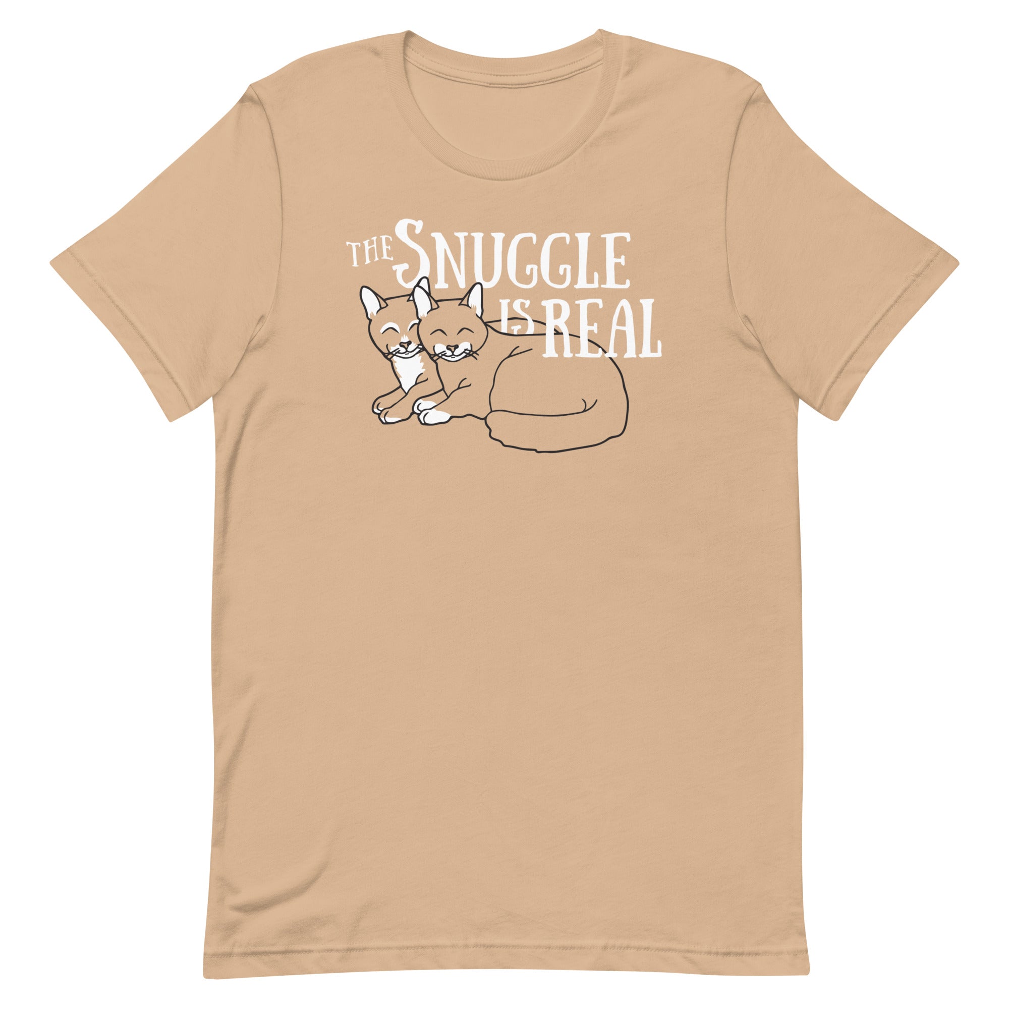 The Snuggle Is Real Men's Signature Tee Hoodie, Sweatshirt | CoreVibeTees.com (Image 4)