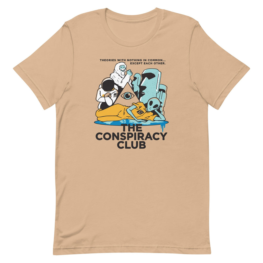 The Conspiracy Club Men's Signature Tee Hoodie, Sweatshirt | CoreVibeTees.com (Image 4)