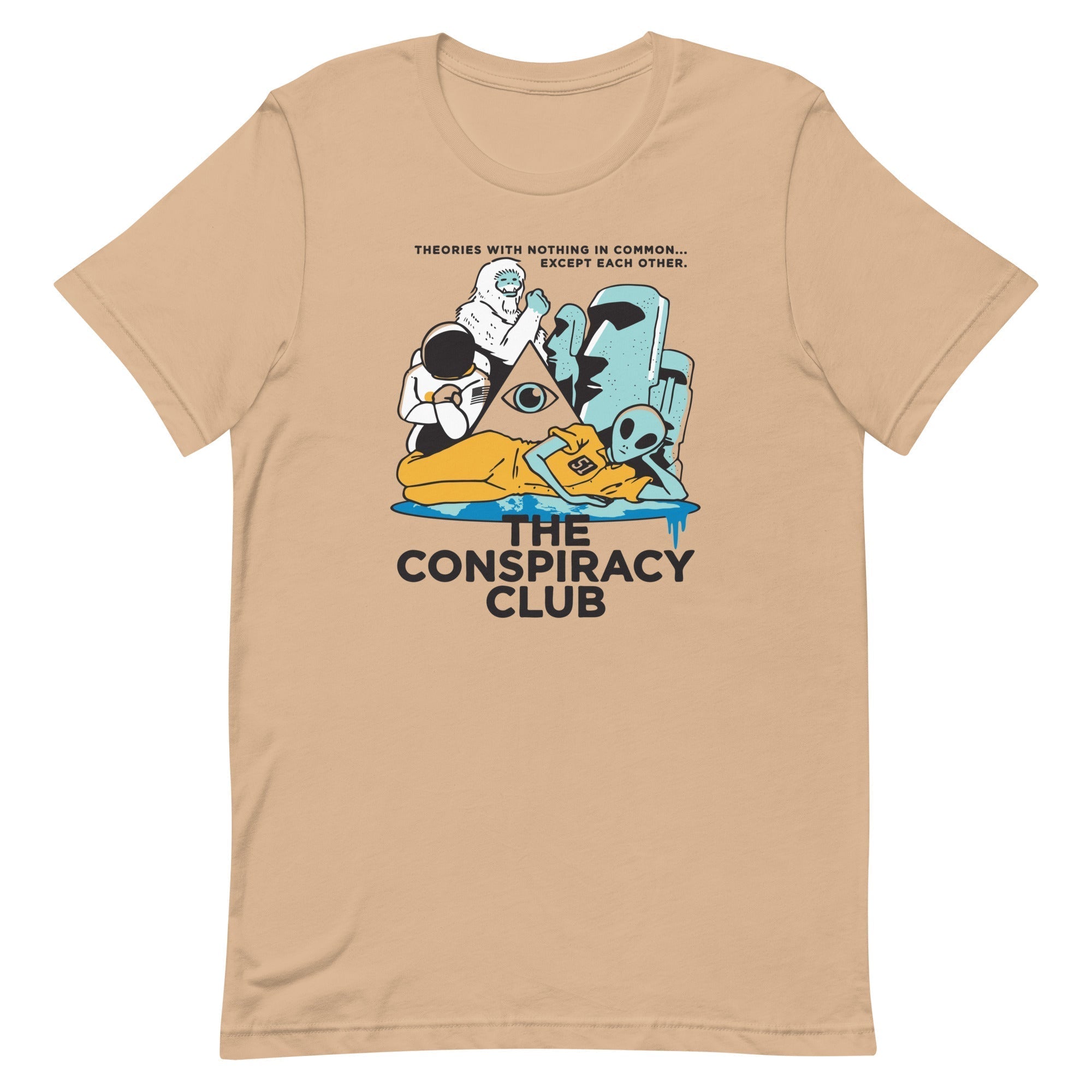 The Conspiracy Club Men's Signature Tee Hoodie, Sweatshirt | CoreVibeTees.com (Image 4)