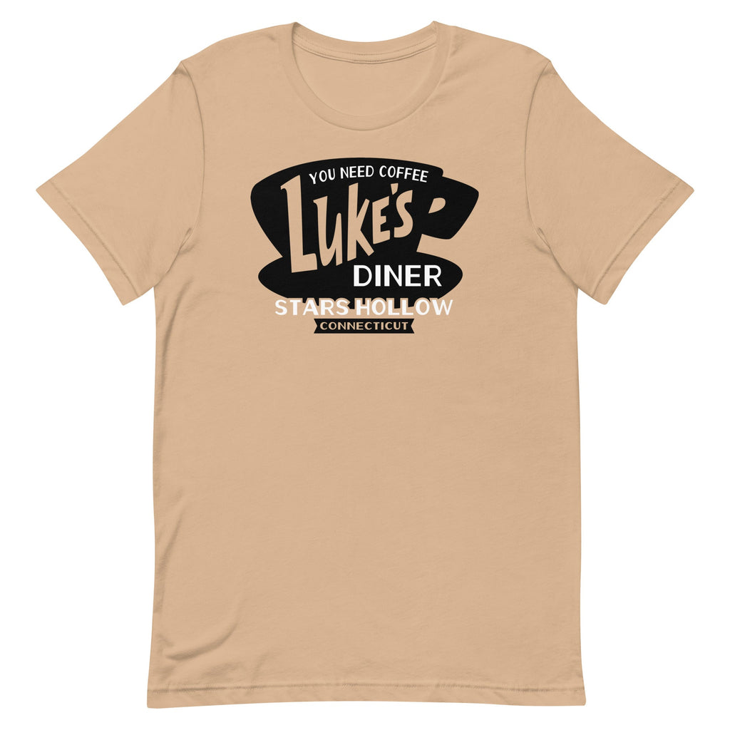 Luke's Diner Men's Signature Tee Hoodie, Sweatshirt | CoreVibeTees.com (Image 3)