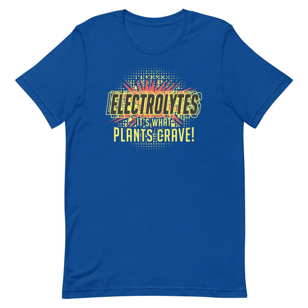 Electrolytes, It's What Plants Crave! Men's Signature Tee Hoodie, Sweatshirt | CoreVibeTees.com (Image 2)