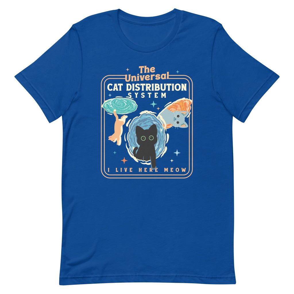 The Universal Cat Distribution System Men's Signature Tee Hoodie, Sweatshirt | CoreVibeTees.com (Image 5)