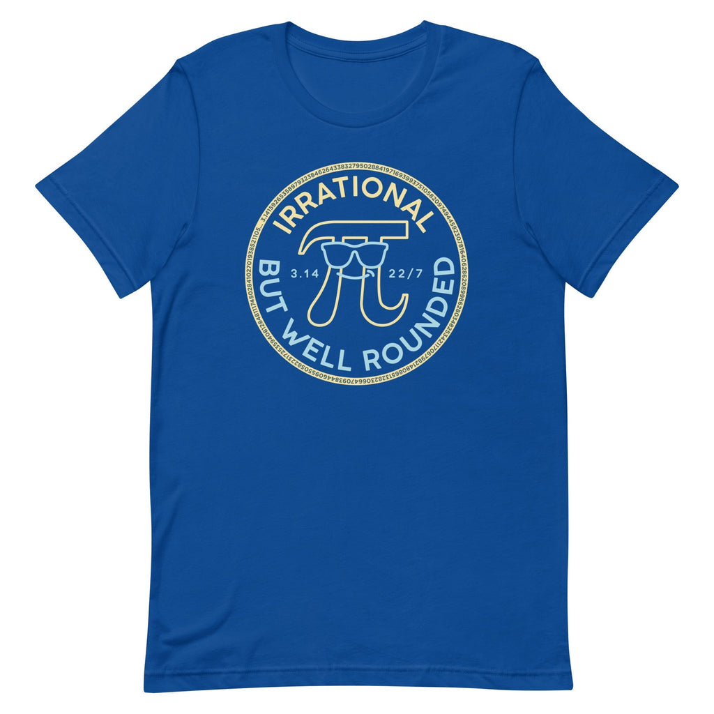 Irrational But Well Rounded Men's Signature Tee Hoodie, Sweatshirt | CoreVibeTees.com (Image 5)