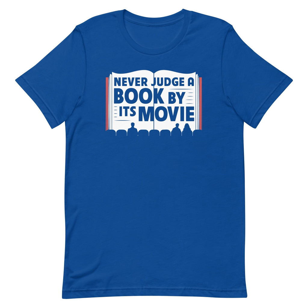 Never Judge A Book By Its Movie Men's Signature Tee Hoodie, Sweatshirt | CoreVibeTees.com (Image 5)