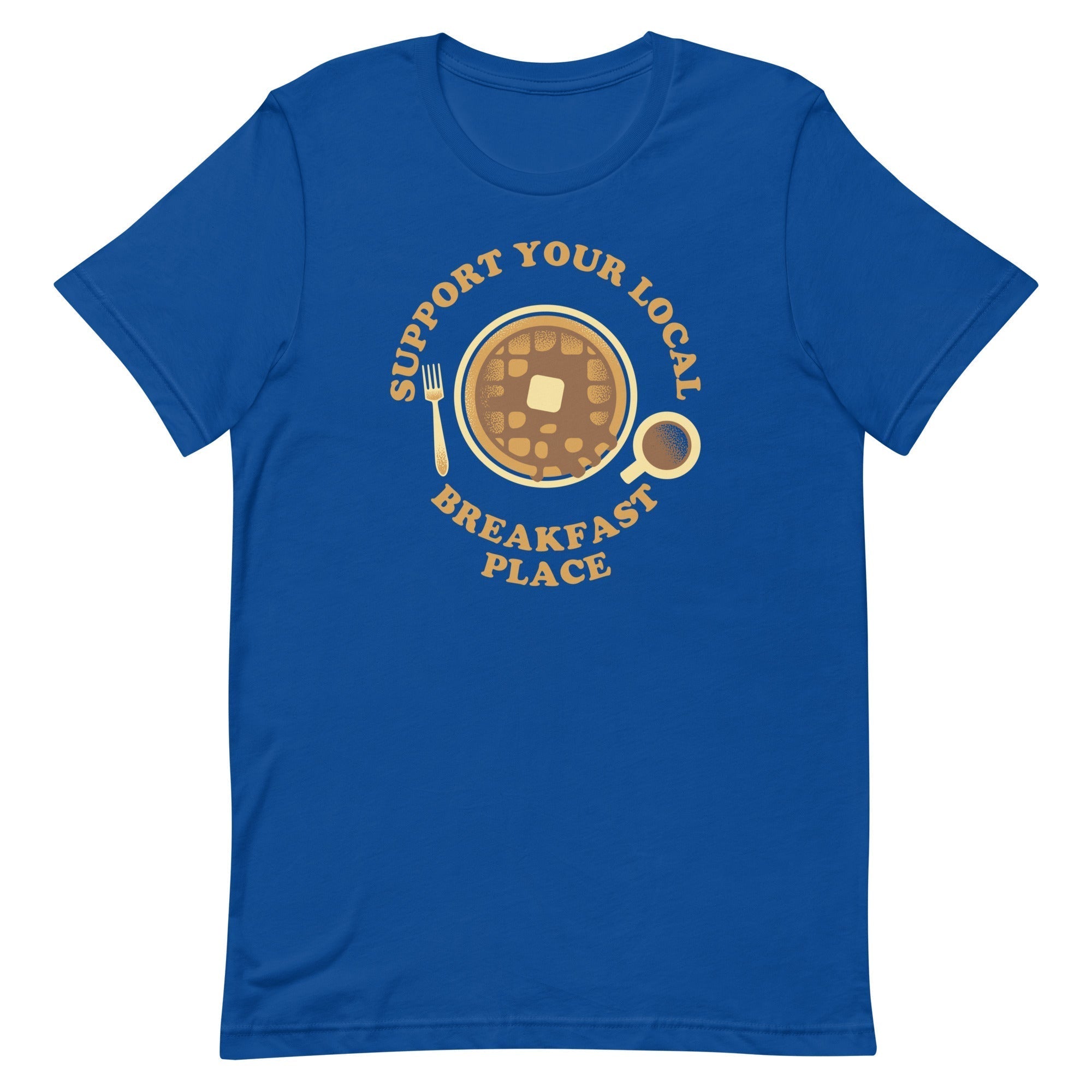 Support Your Local Breakfast Place Men's Signature Tee Hoodie, Sweatshirt | CoreVibeTees.com (Image 5)