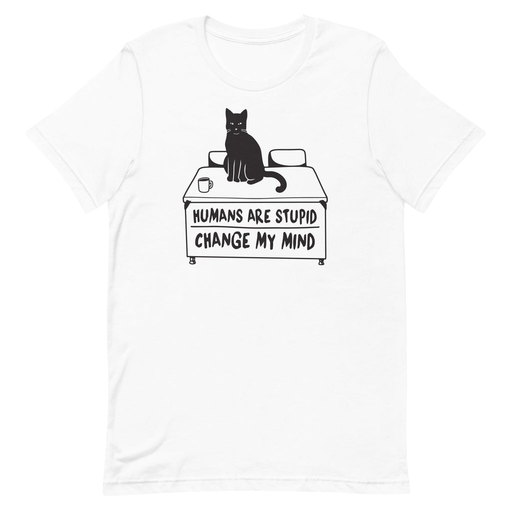 Humans Are Stupid Men's Signature Tee Hoodie, Sweatshirt | CoreVibeTees.com (Image 1)