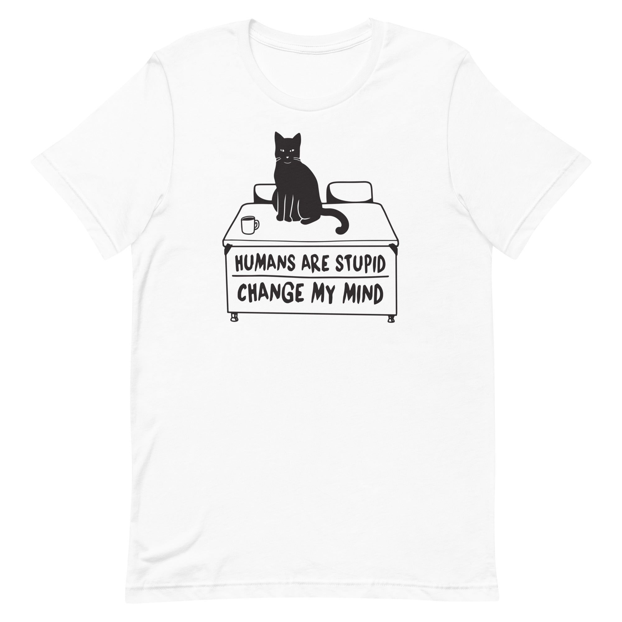 Humans Are Stupid Men's Signature Tee Hoodie, Sweatshirt | CoreVibeTees.com (Image 1)