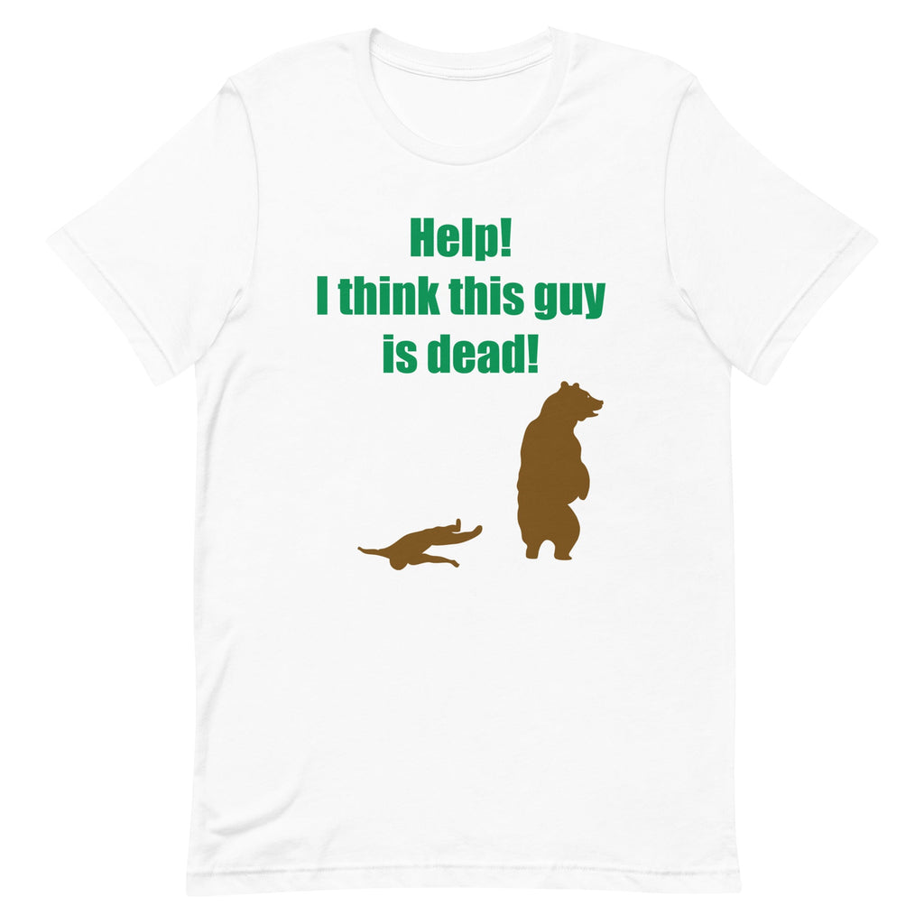 Help! I Think This Guy Is Dead! Men's Signature Tee Hoodie, Sweatshirt | CoreVibeTees.com (Image 5)