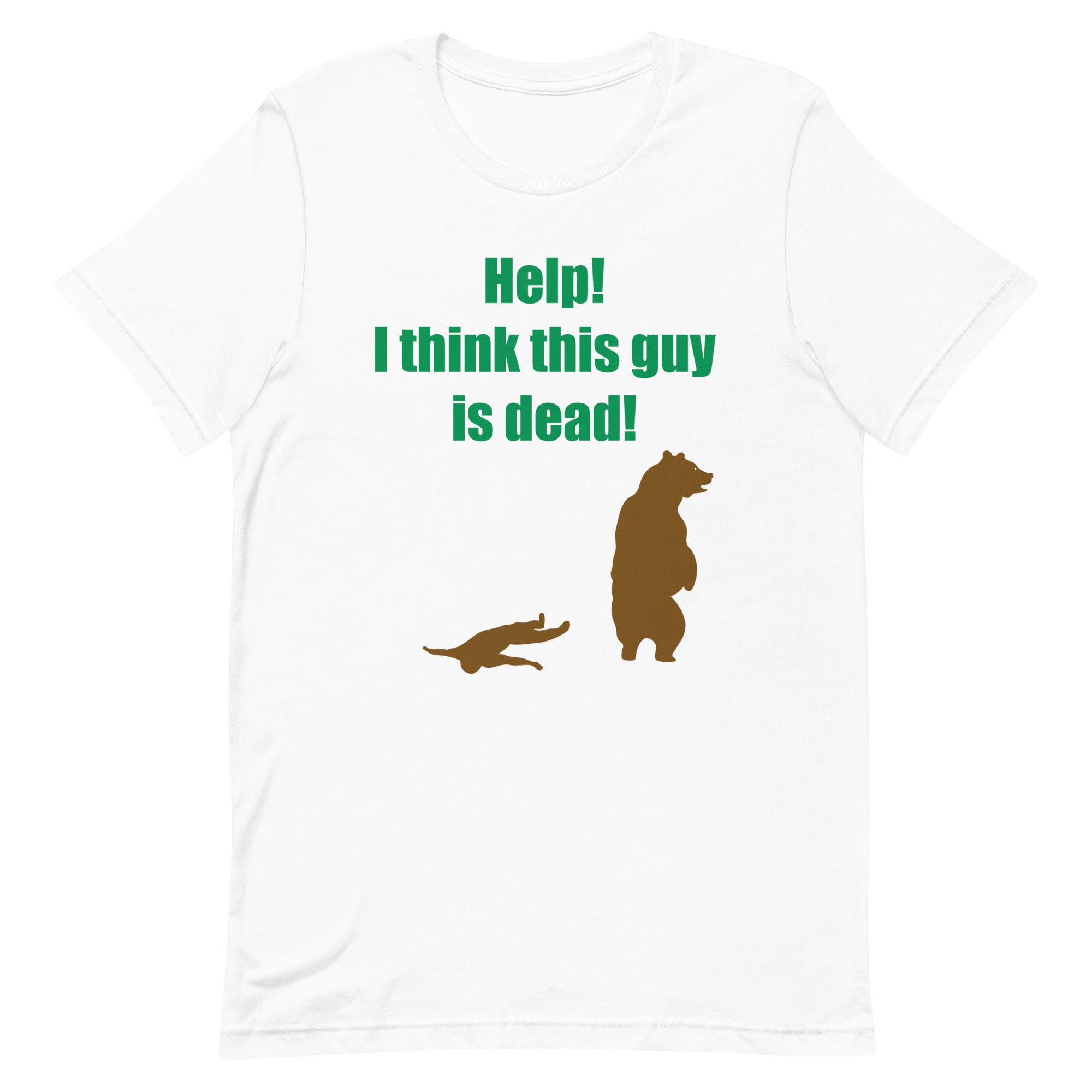 Help! I Think This Guy Is Dead! Men's Signature Tee Hoodie, Sweatshirt | CoreVibeTees.com (Image 5)