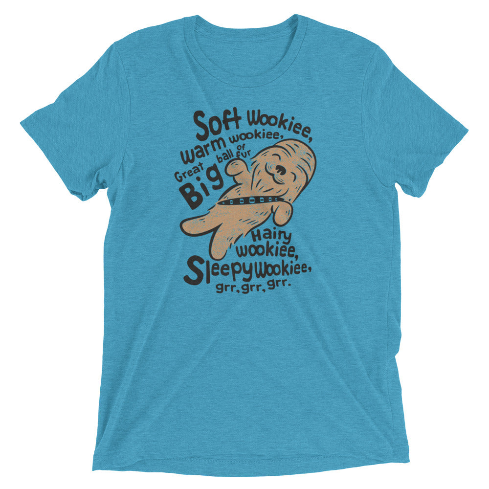 Soft Wookiee, Warm Wookiee Men's Tri-Blend Tee Hoodie, Sweatshirt | CoreVibeTees.com (Image 4)
