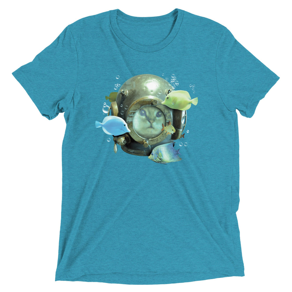 20,000 Purrrs Under The Sea Men's Tri-Blend Tee Hoodie, Sweatshirt | CoreVibeTees.com (Image 5)