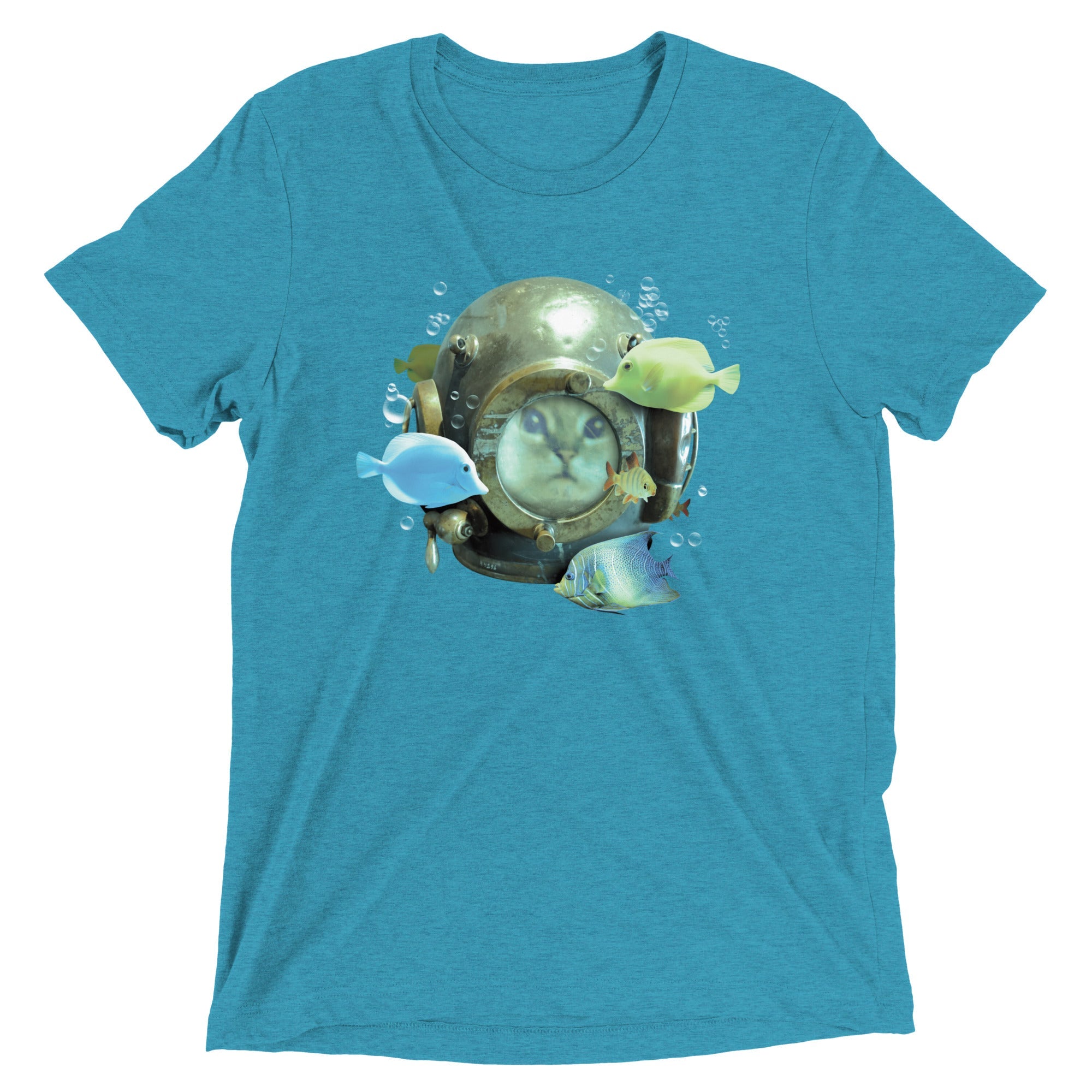 20,000 Purrrs Under The Sea Men's Tri-Blend Tee Hoodie, Sweatshirt | CoreVibeTees.com (Image 5)