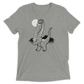 Bookosaurus Men's Tri-Blend Tee Hoodie, Sweatshirt | CoreVibeTees.com (Image 1)