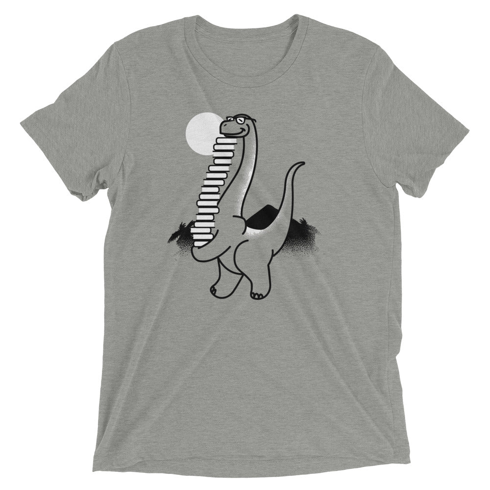 Bookosaurus Men's Tri-Blend Tee Hoodie, Sweatshirt | CoreVibeTees.com (Image 1)