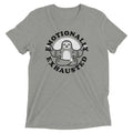 Emotionally Exhausted Men's Tri-Blend Tee Hoodie, Sweatshirt | CoreVibeTees.com (Image 1)