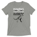 Humans Are Complicated Men's Tri-Blend Tee Hoodie, Sweatshirt | CoreVibeTees.com (Image 1)
