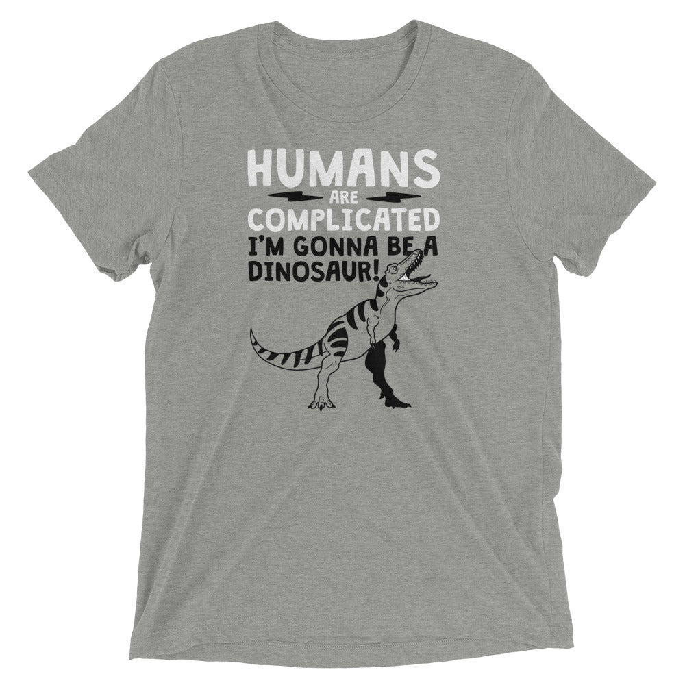 Humans Are Complicated Men's Tri-Blend Tee Hoodie, Sweatshirt | CoreVibeTees.com (Image 1)