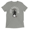 Stay Opossitive Men's Tri-Blend Tee Hoodie, Sweatshirt | CoreVibeTees.com (Image 1)