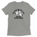 Trying To Get My Sheep Together Men's Tri-Blend Tee Hoodie, Sweatshirt | CoreVibeTees.com (Image 1)