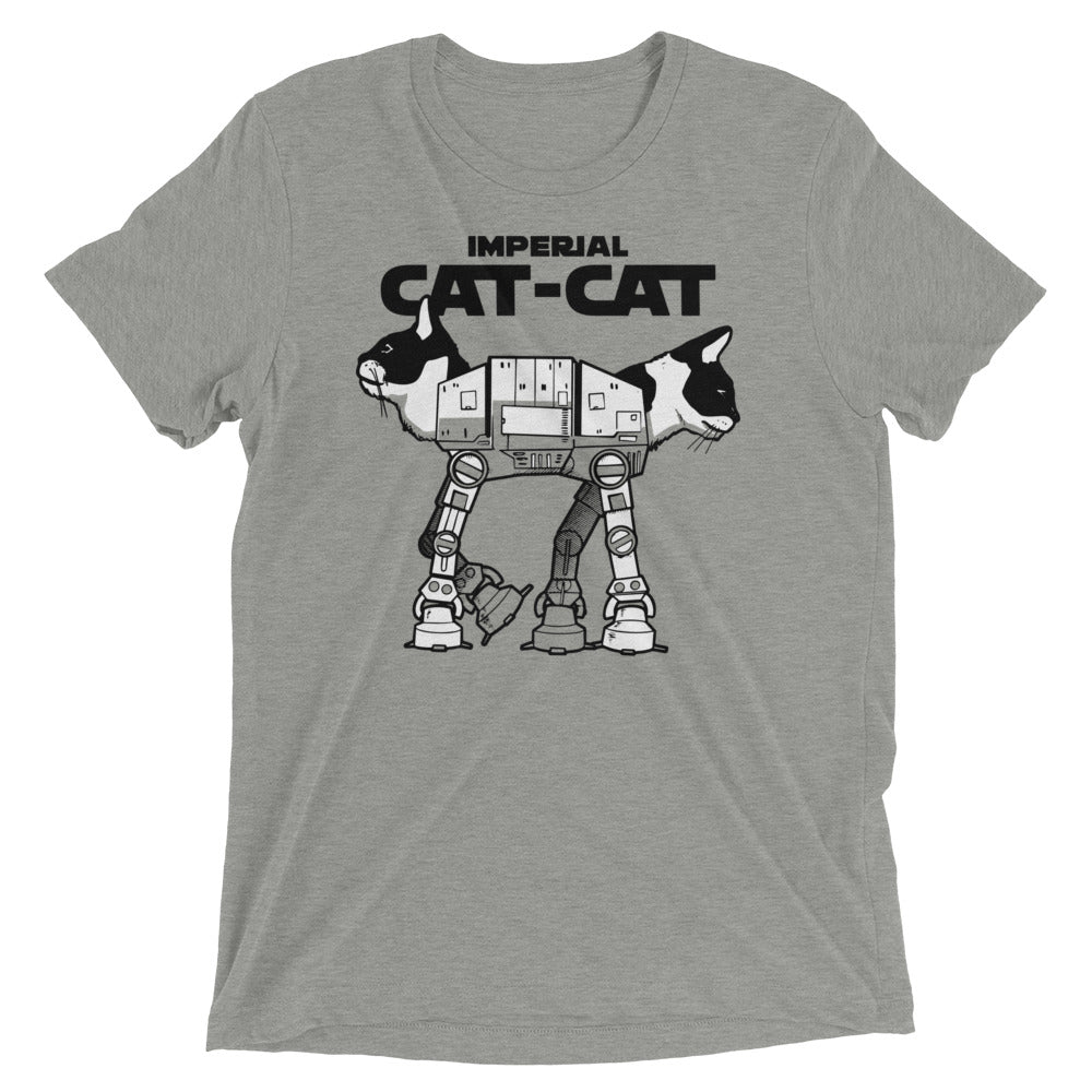 Cat-Cat Men's Tri-Blend Tee Hoodie, Sweatshirt | CoreVibeTees.com (Image 1)