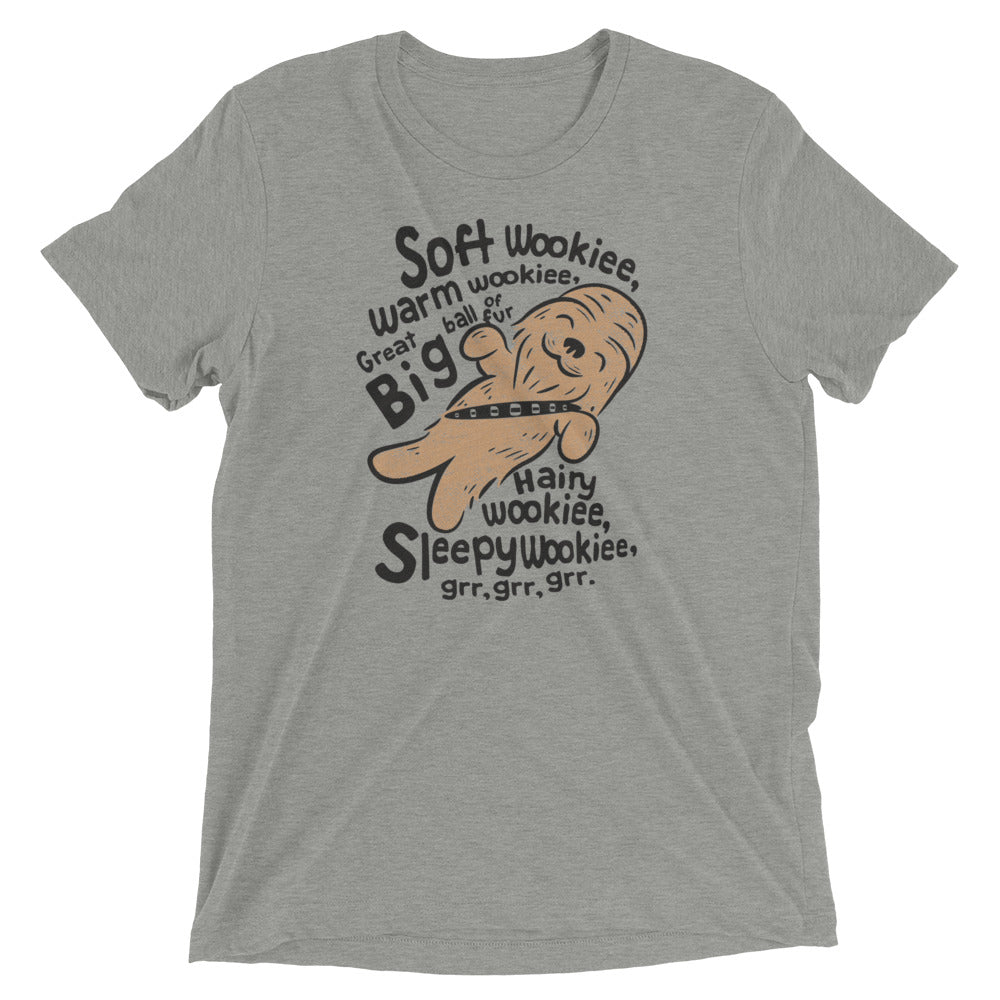 Soft Wookiee, Warm Wookiee Men's Tri-Blend Tee Hoodie, Sweatshirt | CoreVibeTees.com (Image 1)