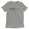 Inconceivable Definition Men's Tri-Blend Tee Hoodie, Sweatshirt | CoreVibeTees.com (Image 1)