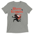 Merry Krampus Men's Tri-Blend Tee Hoodie, Sweatshirt | CoreVibeTees.com (Image 1)