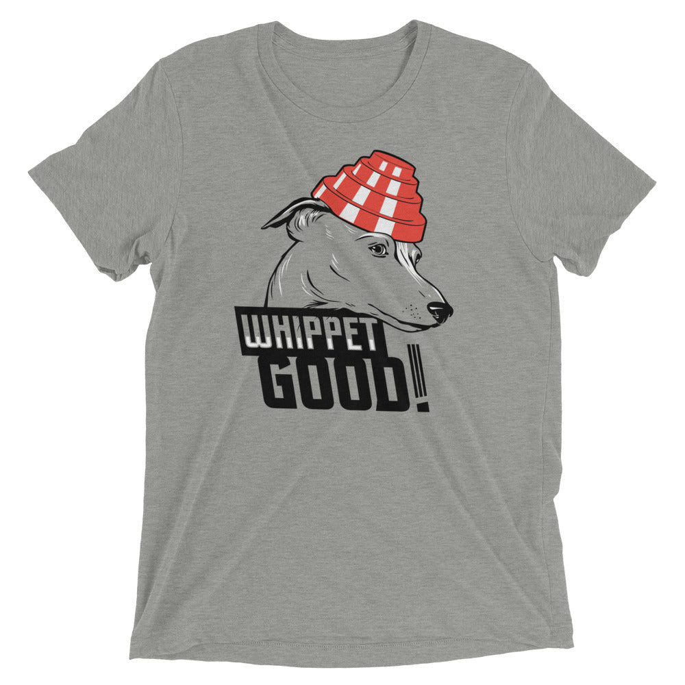 Whippet Good! Men's Tri-Blend Tee Hoodie, Sweatshirt | CoreVibeTees.com (Image 1)