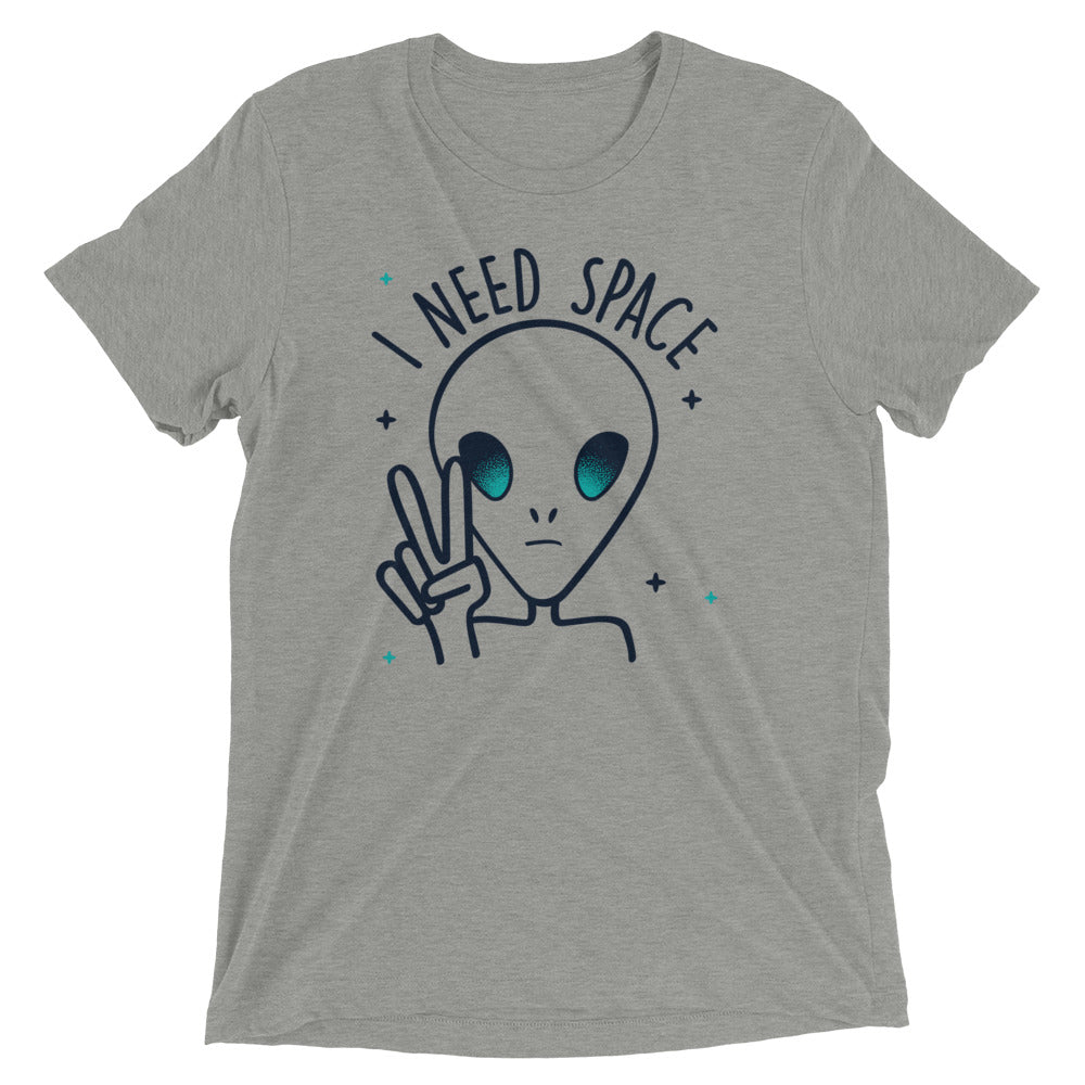I Need Space Men's Tri-Blend Tee Hoodie, Sweatshirt | CoreVibeTees.com (Image 1)