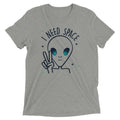 I Need Space Men's Tri-Blend Tee Hoodie, Sweatshirt | CoreVibeTees.com (Image 1)