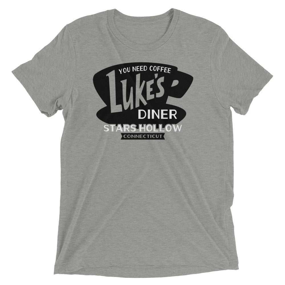 Luke's Diner Men's Tri-Blend Tee Hoodie, Sweatshirt | CoreVibeTees.com (Image 1)