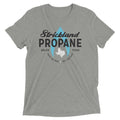 Strickland Propane Men's Tri-Blend Tee Hoodie, Sweatshirt | CoreVibeTees.com (Image 1)