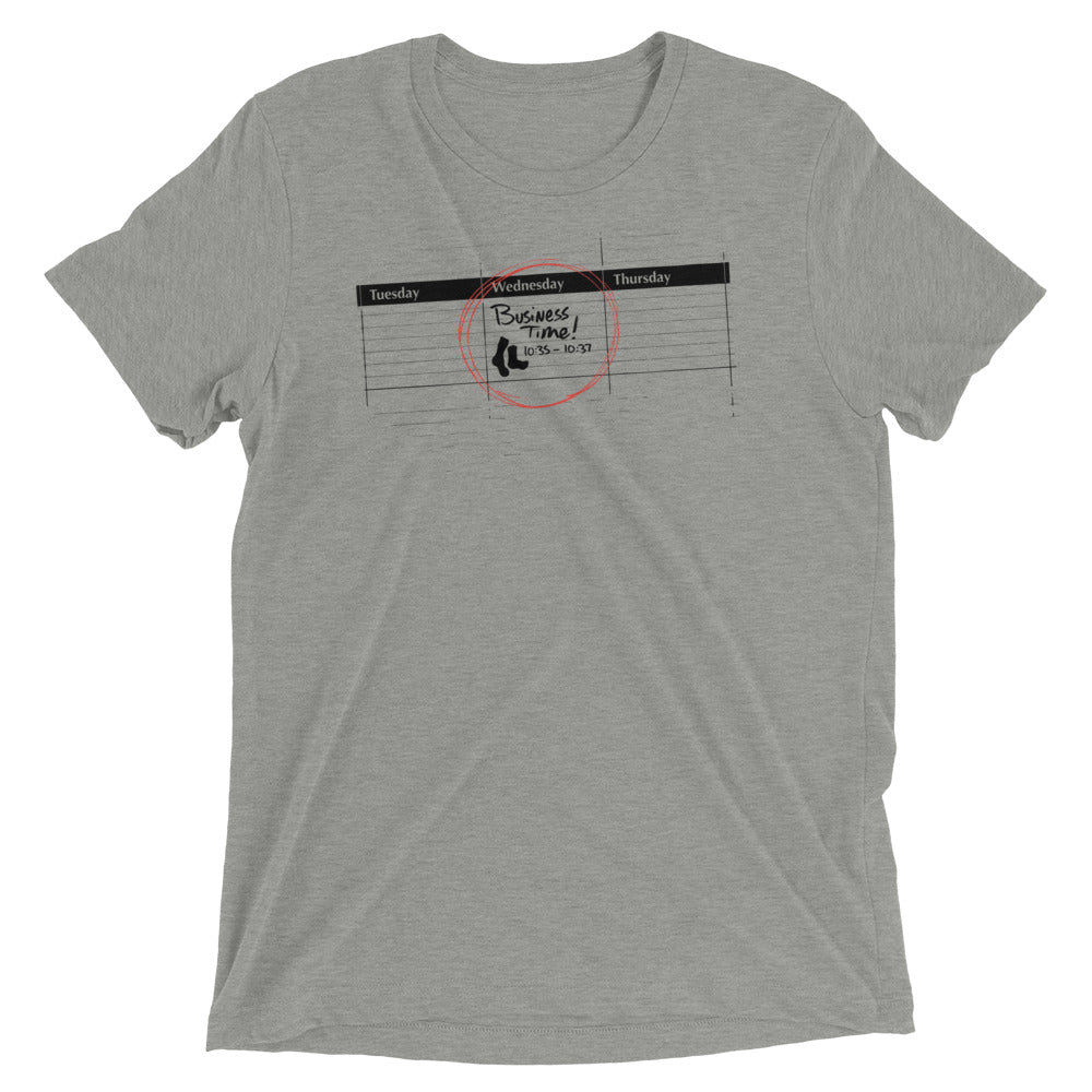 It's Business Time Men's Tri-Blend Tee Hoodie, Sweatshirt | CoreVibeTees.com (Image 4)