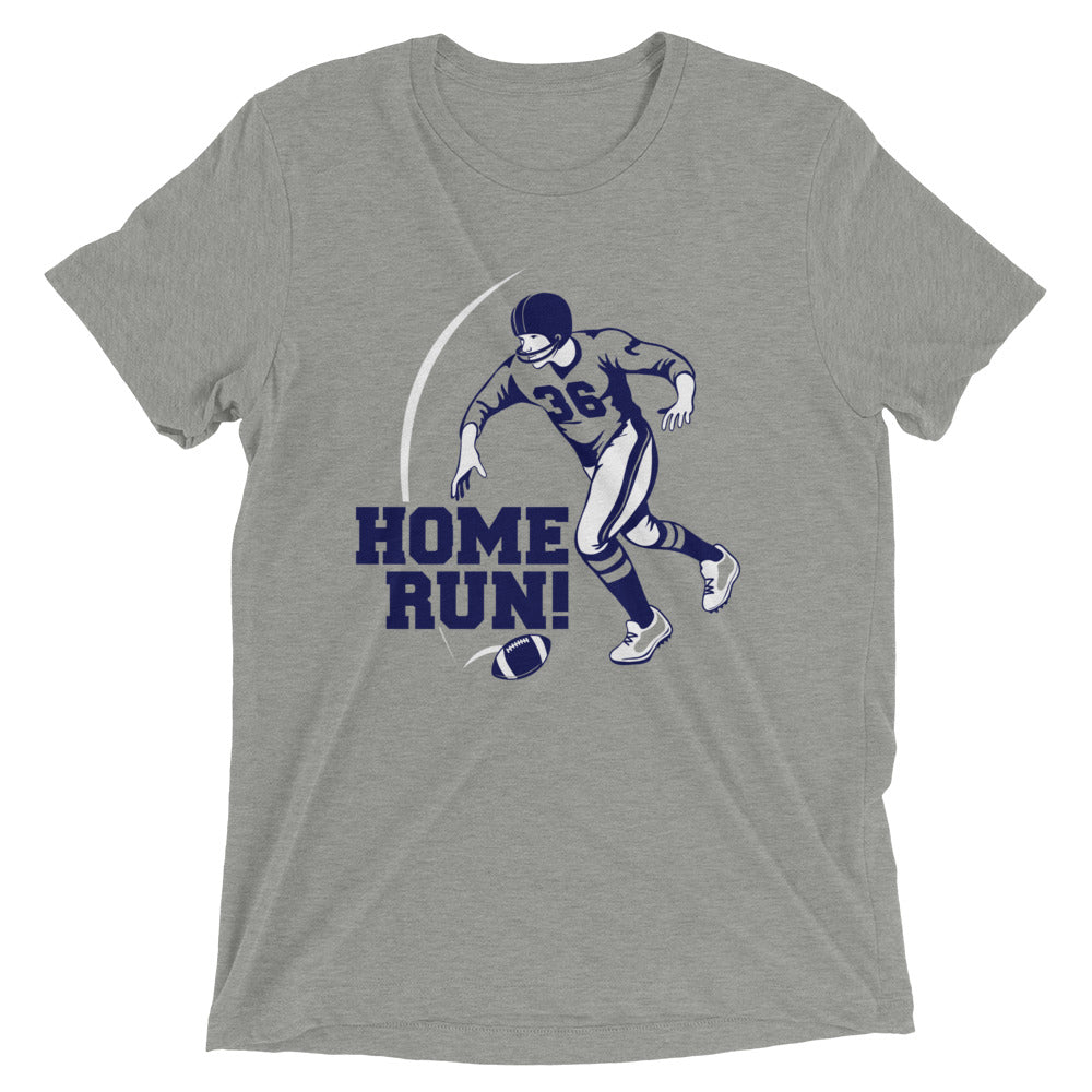Home Run! Men's Tri-Blend Tee Hoodie, Sweatshirt | CoreVibeTees.com (Image 4)