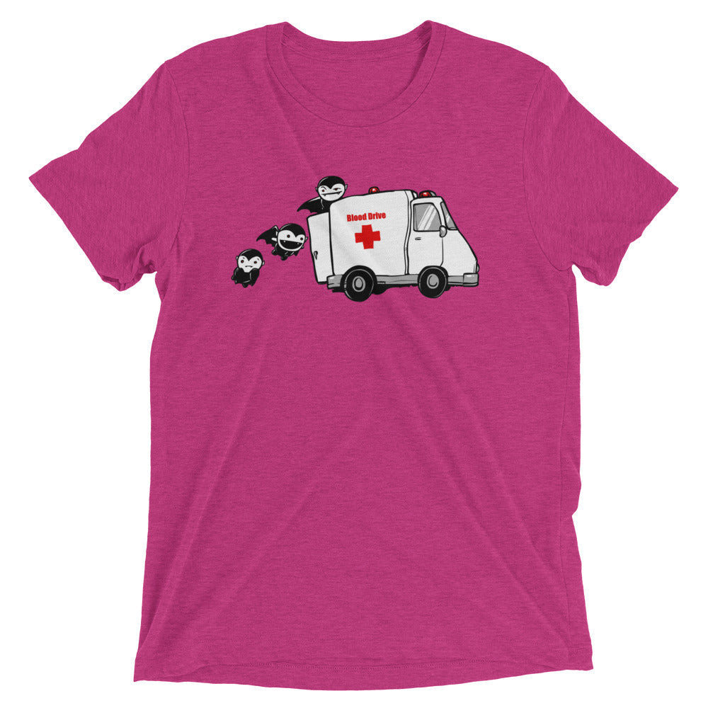 Blood Drive Vampires Men's Tri-Blend Tee Hoodie, Sweatshirt | CoreVibeTees.com (Image 4)
