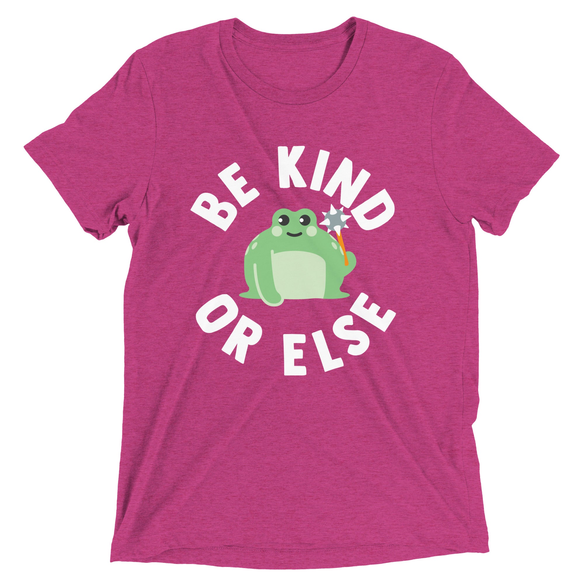 Be Kind Or Else Men's Tri-Blend Tee Hoodie, Sweatshirt | CoreVibeTees.com (Image 4)