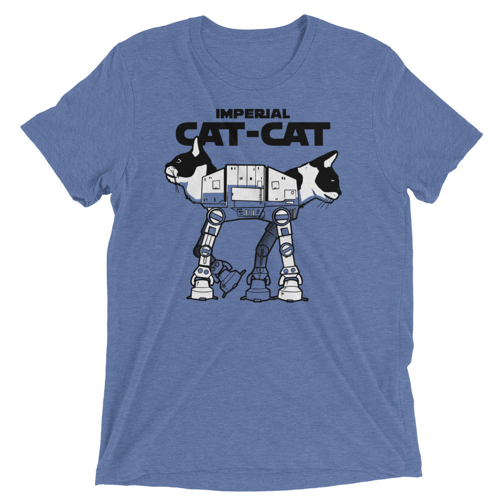 Cat-Cat Men's Tri-Blend Tee Hoodie, Sweatshirt | CoreVibeTees.com (Image 2)