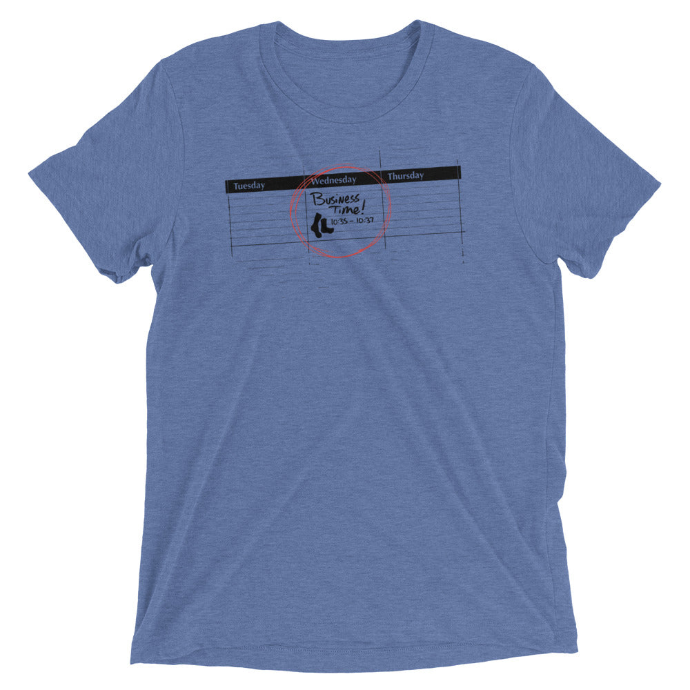 It's Business Time Men's Tri-Blend Tee Hoodie, Sweatshirt | CoreVibeTees.com (Image 2)
