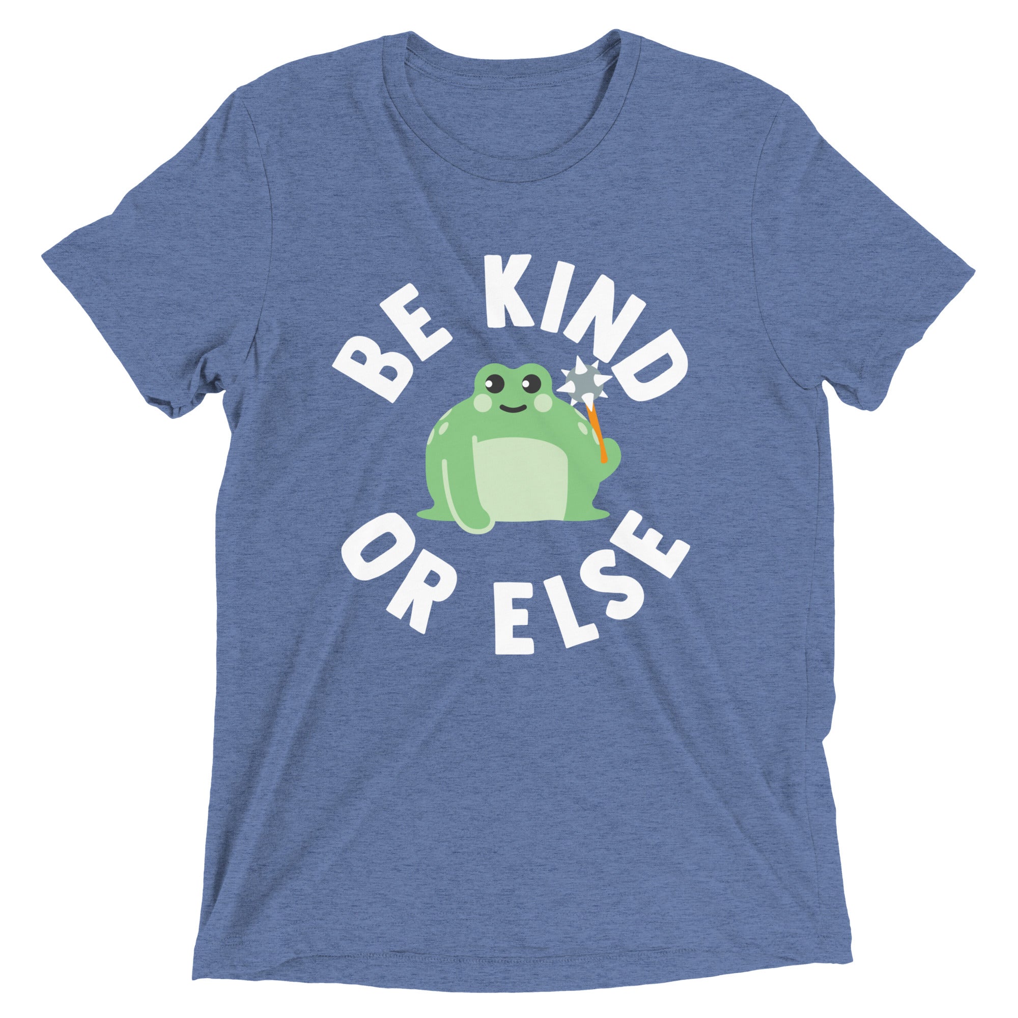 Be Kind Or Else Men's Tri-Blend Tee Hoodie, Sweatshirt | CoreVibeTees.com (Image 1)